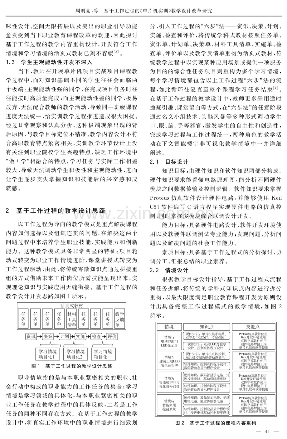 基于工作过程的《单片机实训》教学设计改革研究.pdf_第2页