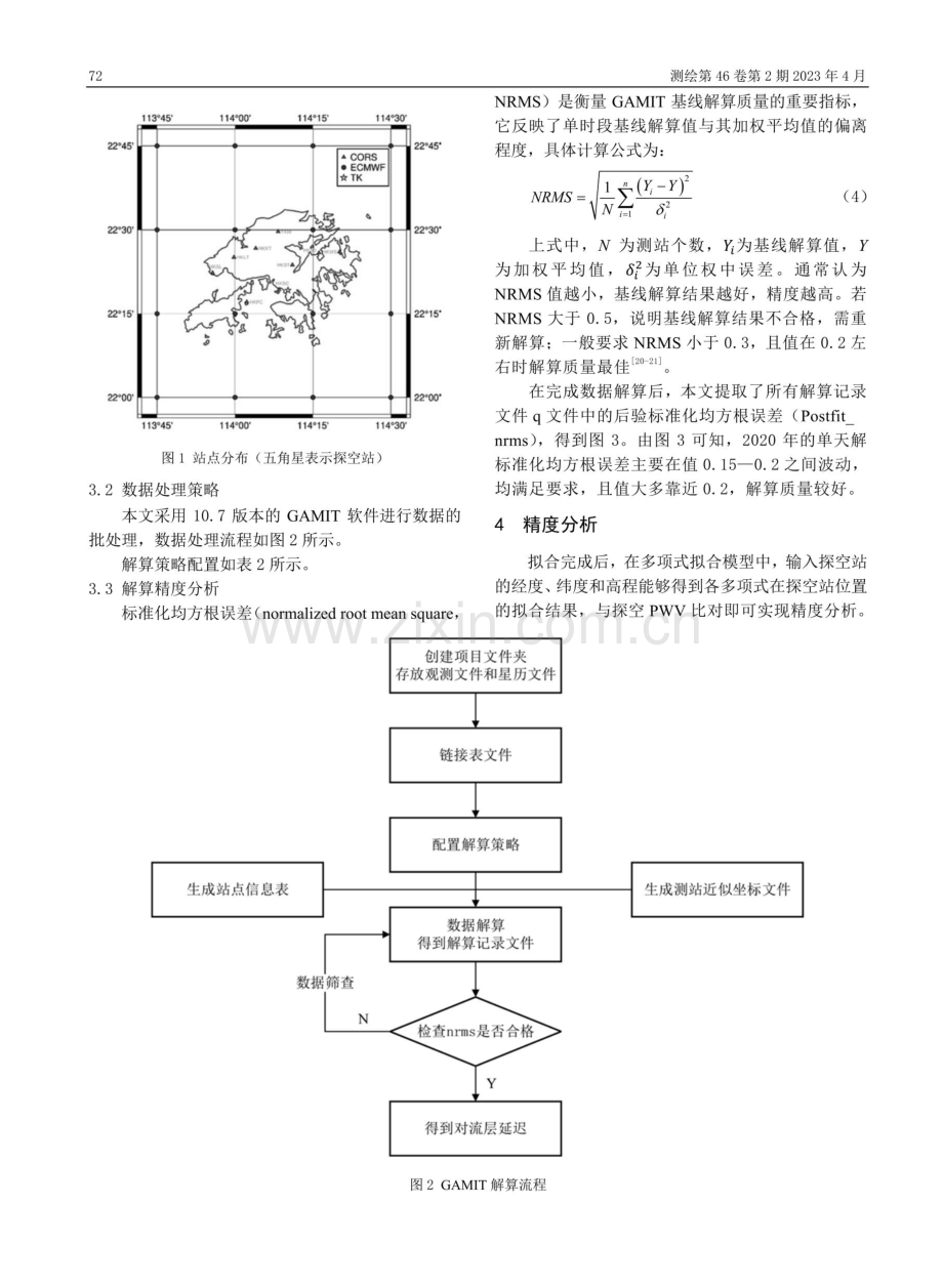 利用ECMWF水汽格网精化区域GNSS水汽模型.pdf_第3页