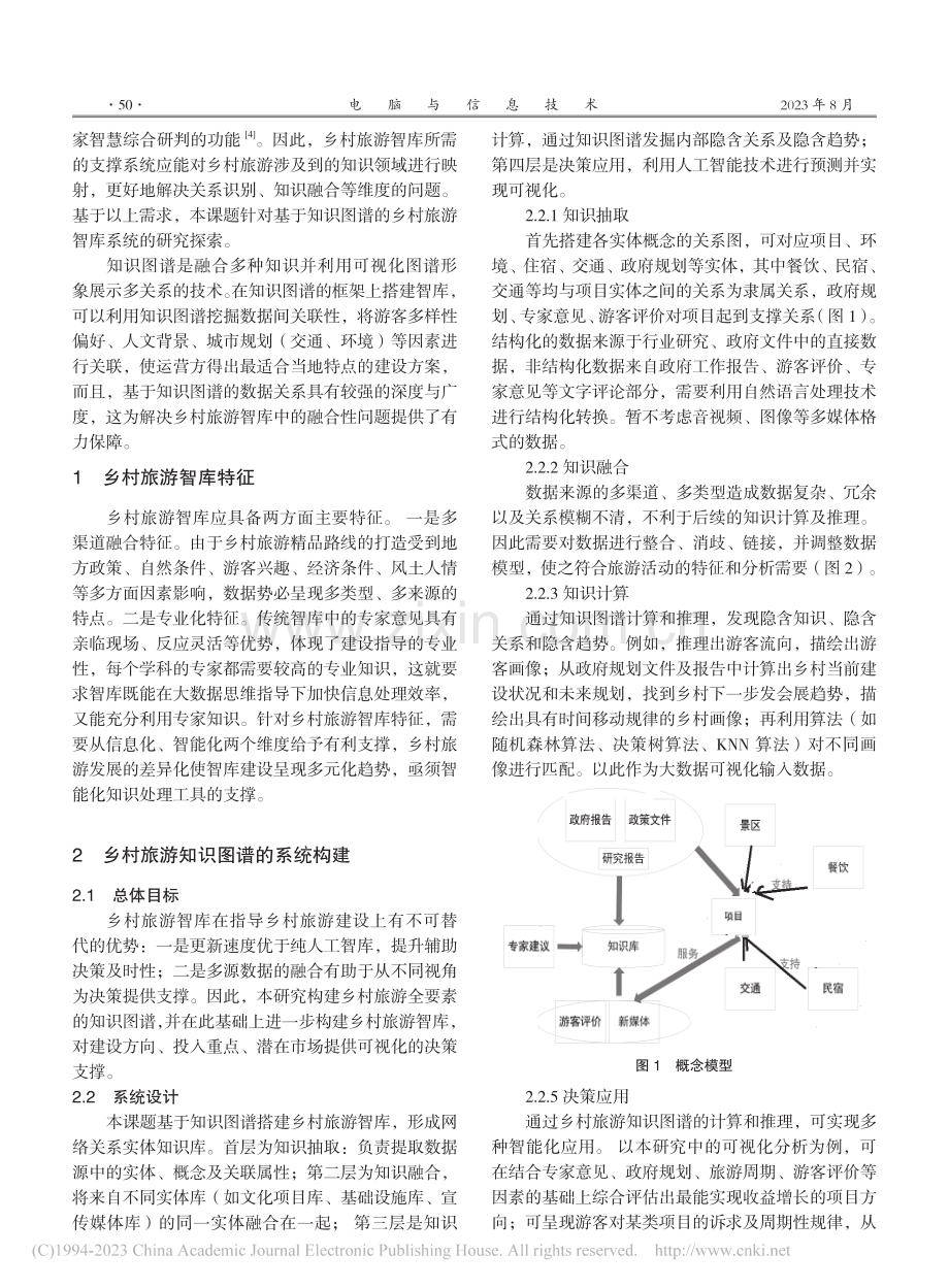 基于知识图谱的乡村旅游智库设计研究_袁扬.pdf_第2页