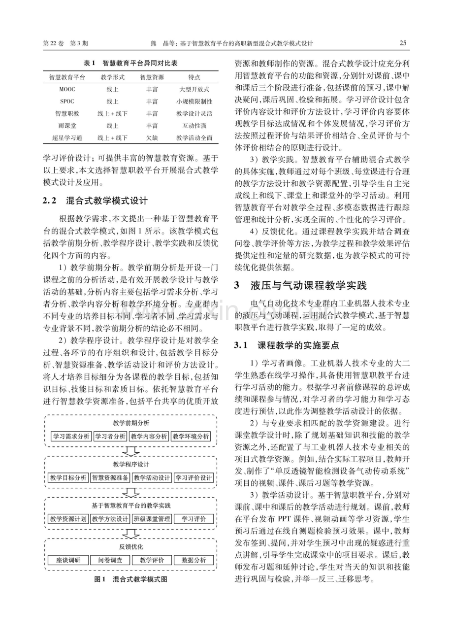 基于智慧教育平台的高职新型混合式教学模式设计.pdf_第3页