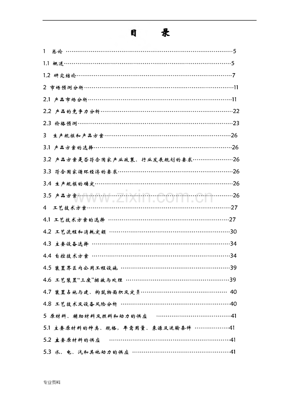 稀硫酸浓缩装置技术改造黄水处理项目可行性研究报告.pdf_第2页