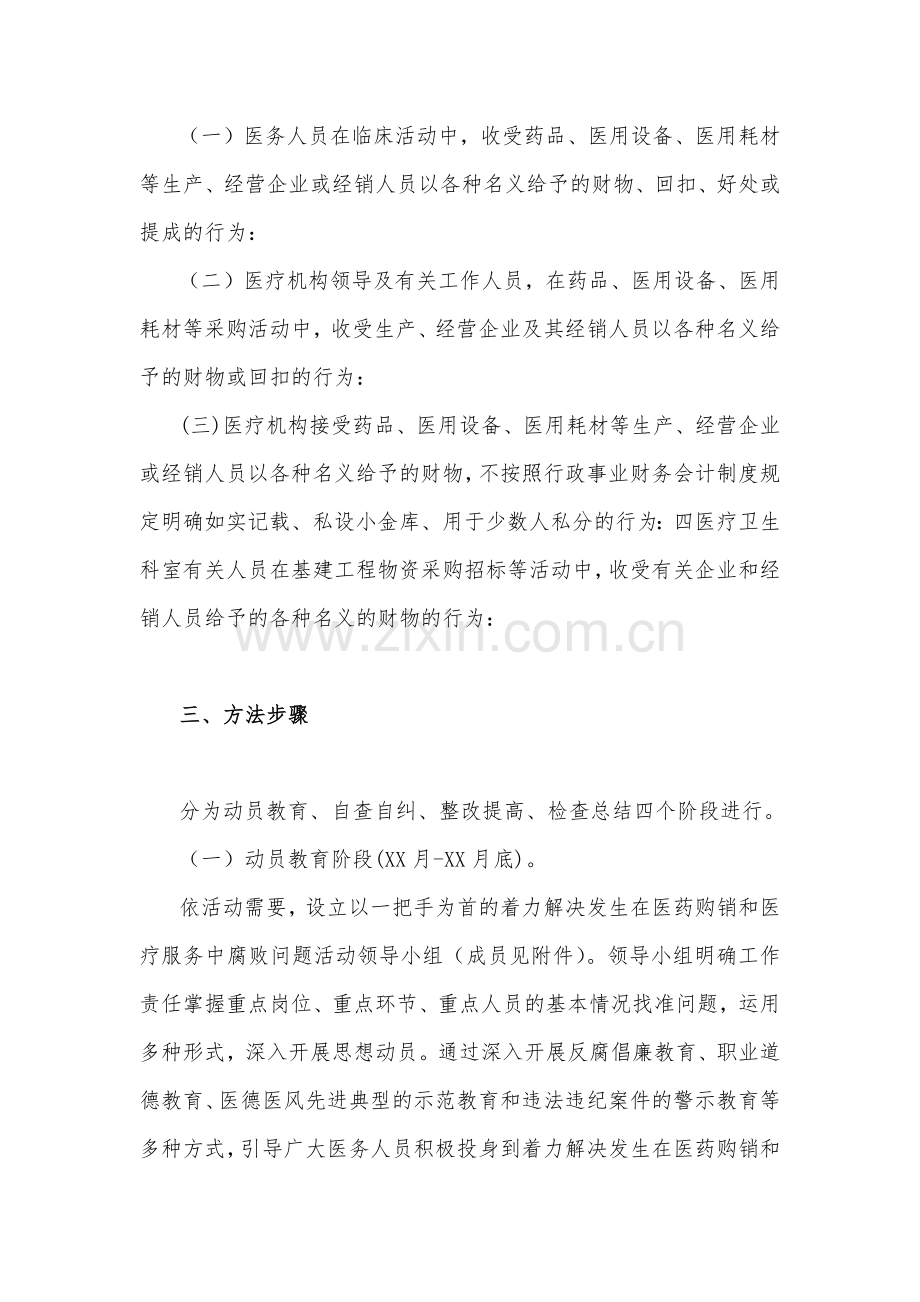 2023年医药领域腐败问题集中整治工作实施方案2350字范文.docx_第2页