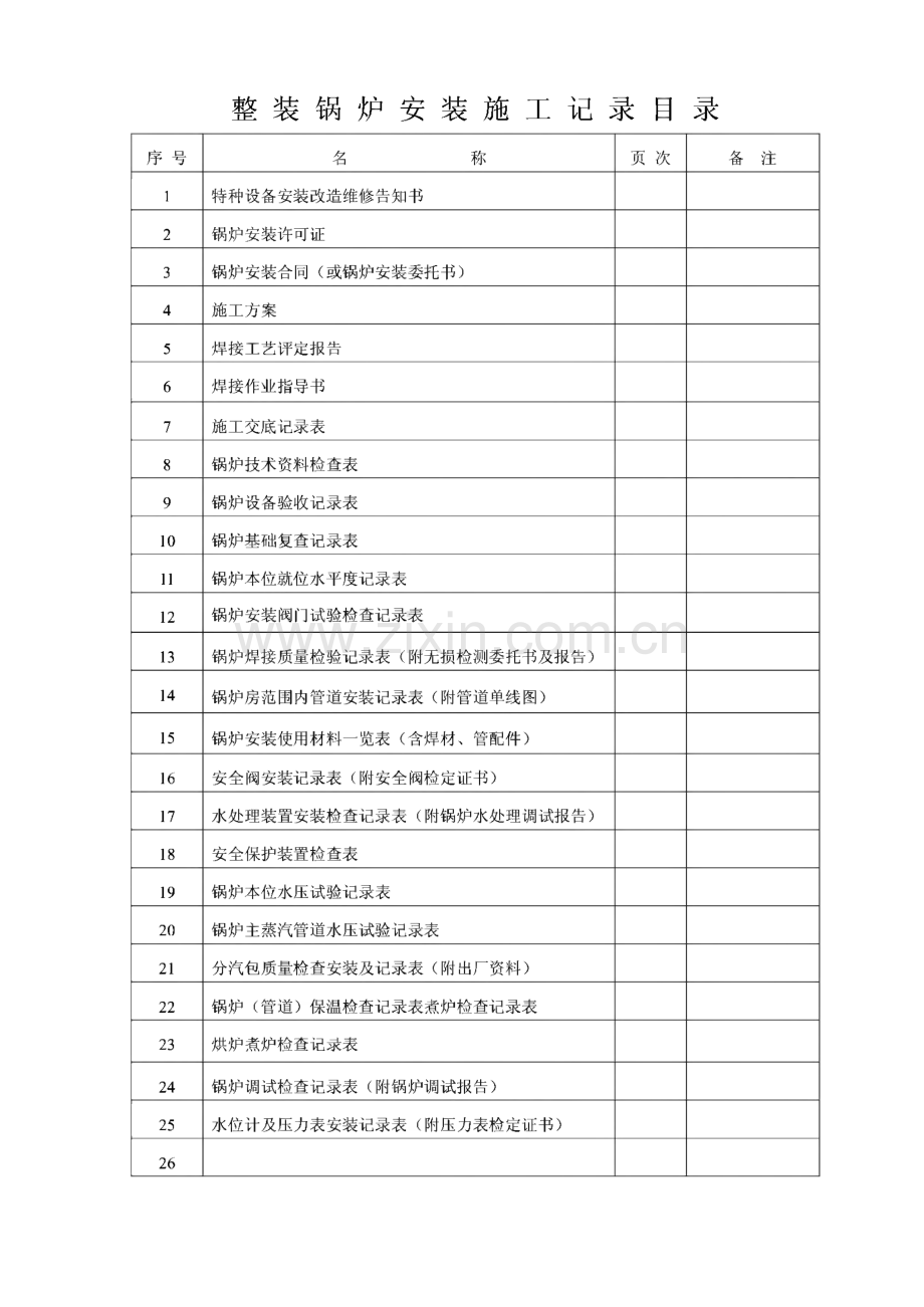 锅炉安装质量证明书.pdf_第2页