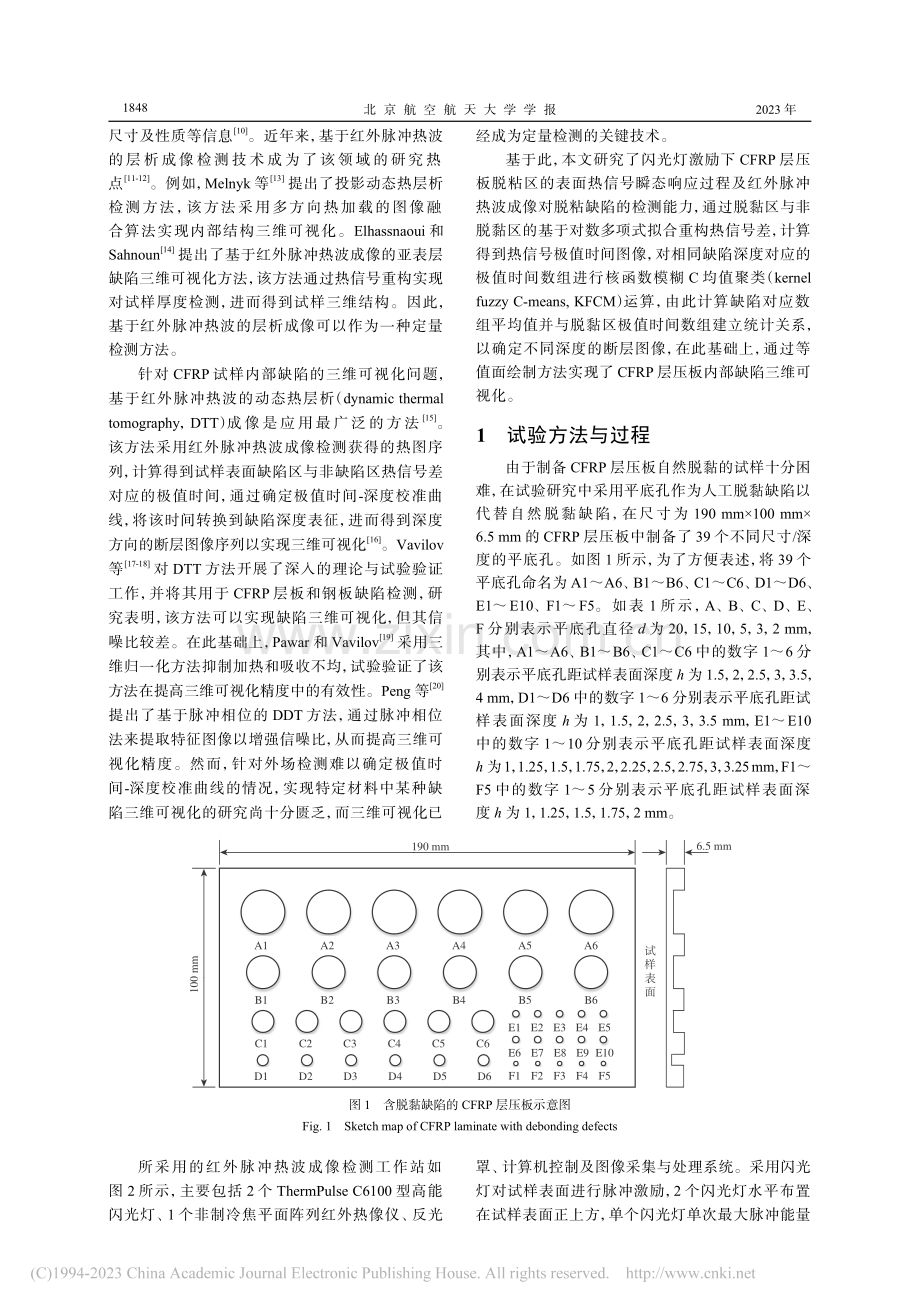 CFRP层压板脱黏缺陷红外脉冲热波层析成像检测_钟佳岑.pdf_第2页