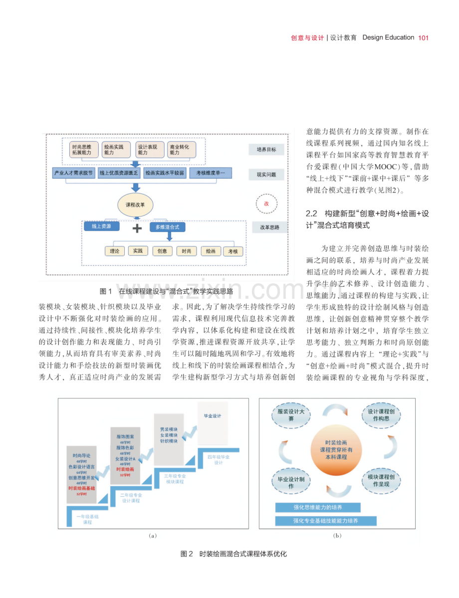 “时装绘画基础”在线课程建设与混合教学实践模式探索.pdf_第3页