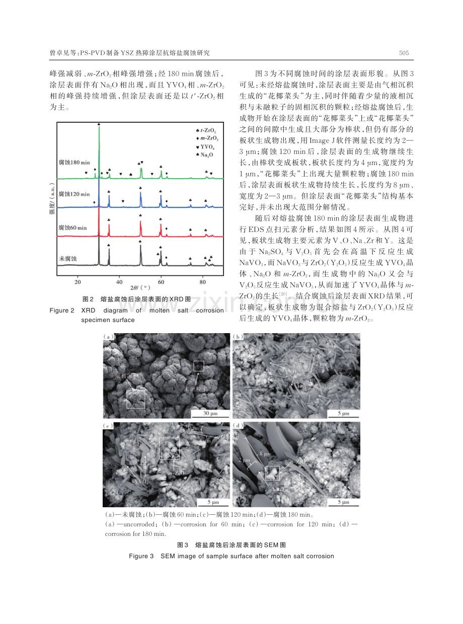 PS-PVD制备YSZ热障涂层抗熔盐腐蚀研究.pdf_第3页