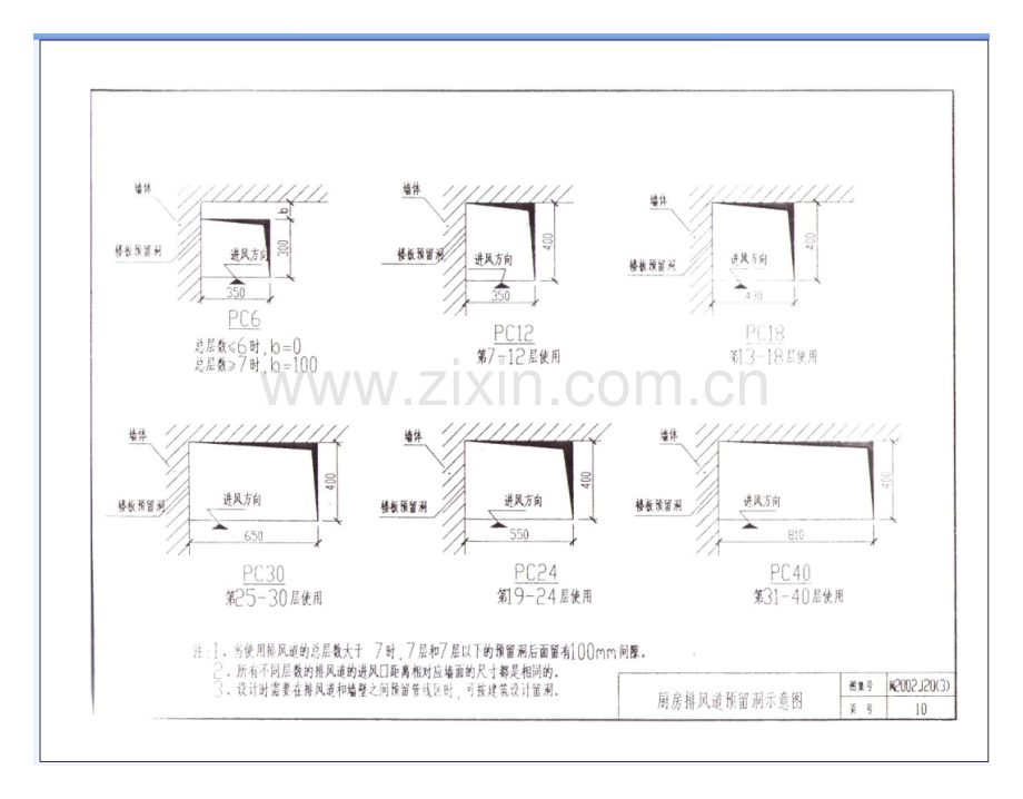 闽2002J20（3） 住宅厨房卫生间排风道选用图集（三）.pdf_第3页