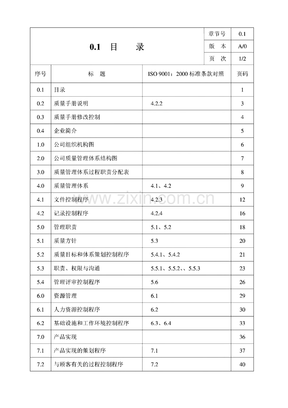 某灯具公司质量手册.pdf_第3页