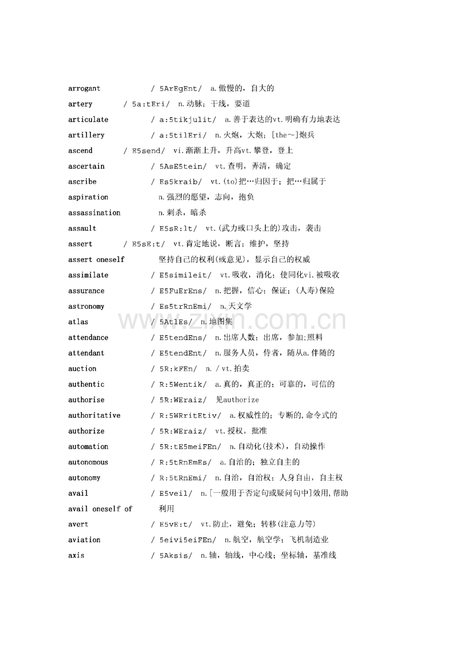 英语六级词汇手册（带音标）.pdf_第3页