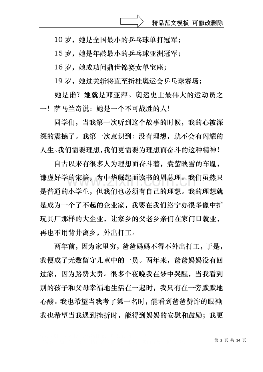 中华魂演讲稿模板集合六篇.docx_第2页