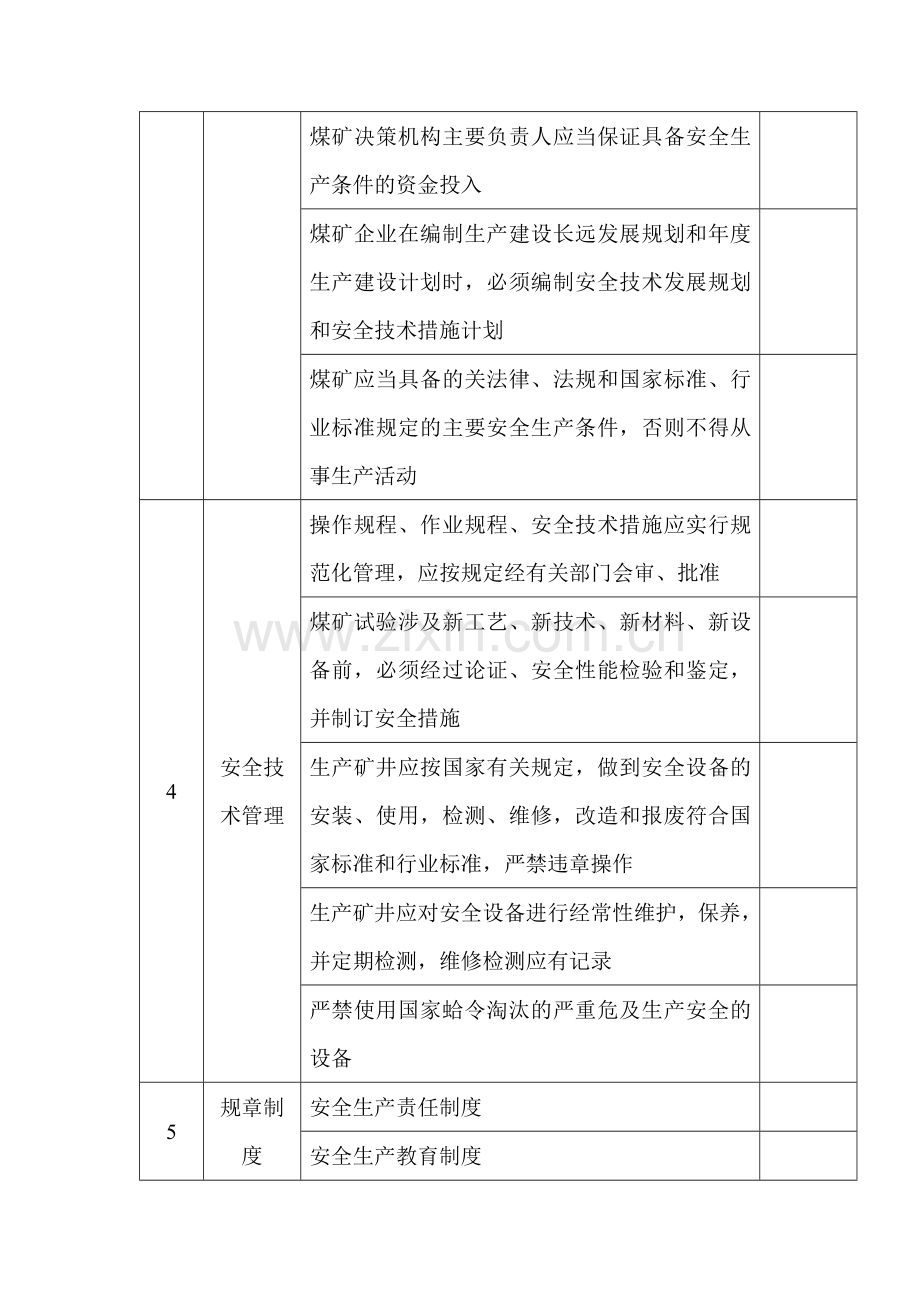 煤矿企业安全管理检查表.docx_第2页