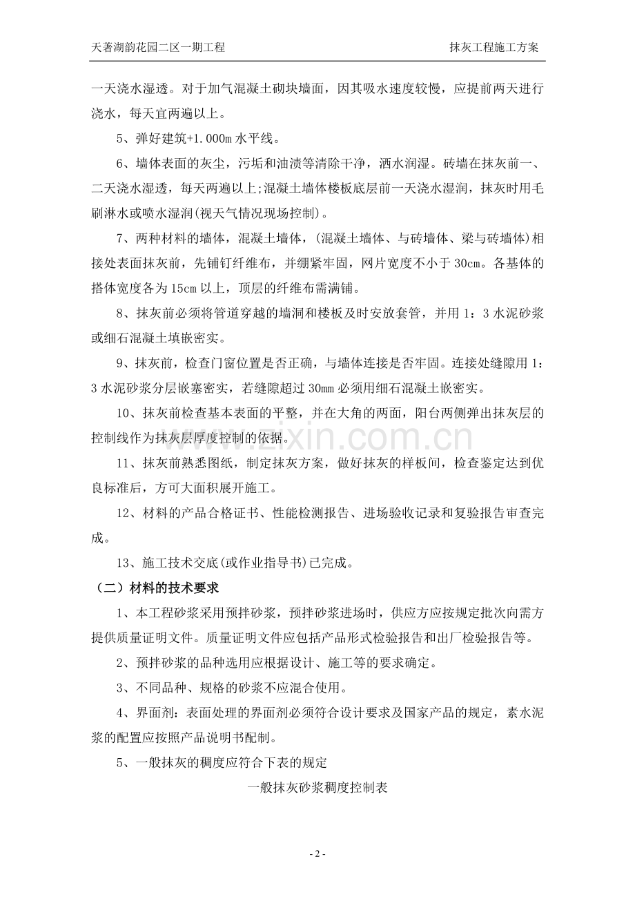 工业园区新科技城抹灰工程施工方案.doc_第2页