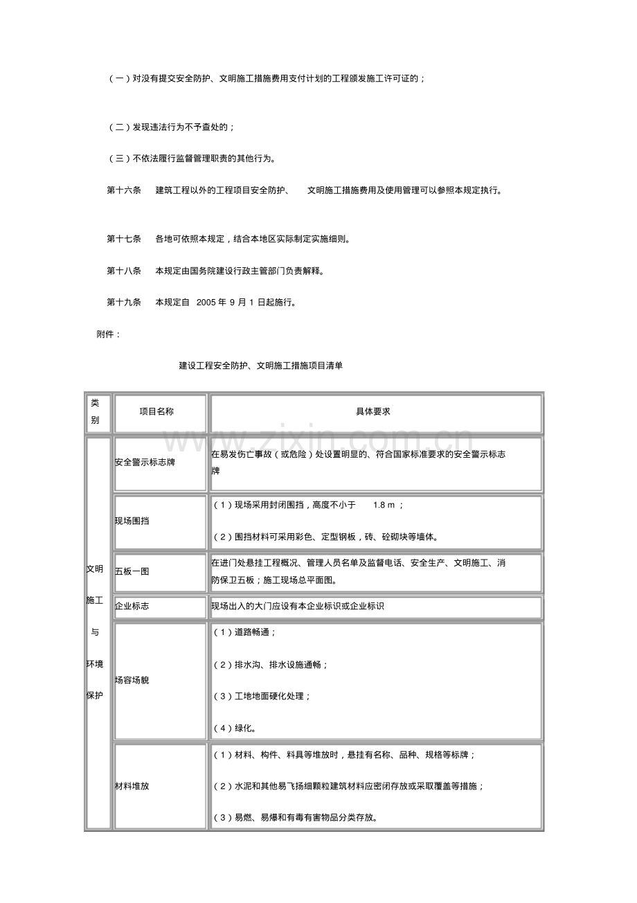 建筑工程安全防护、文明施工措施费用及使用管理规定.pdf_第3页