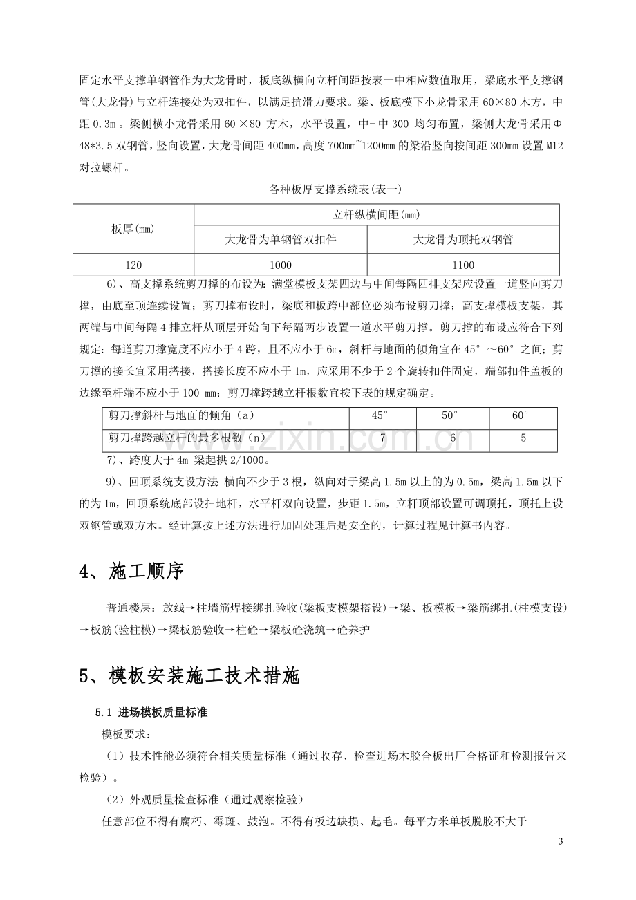 建筑工程项目高大模板专项施工方案.doc_第3页