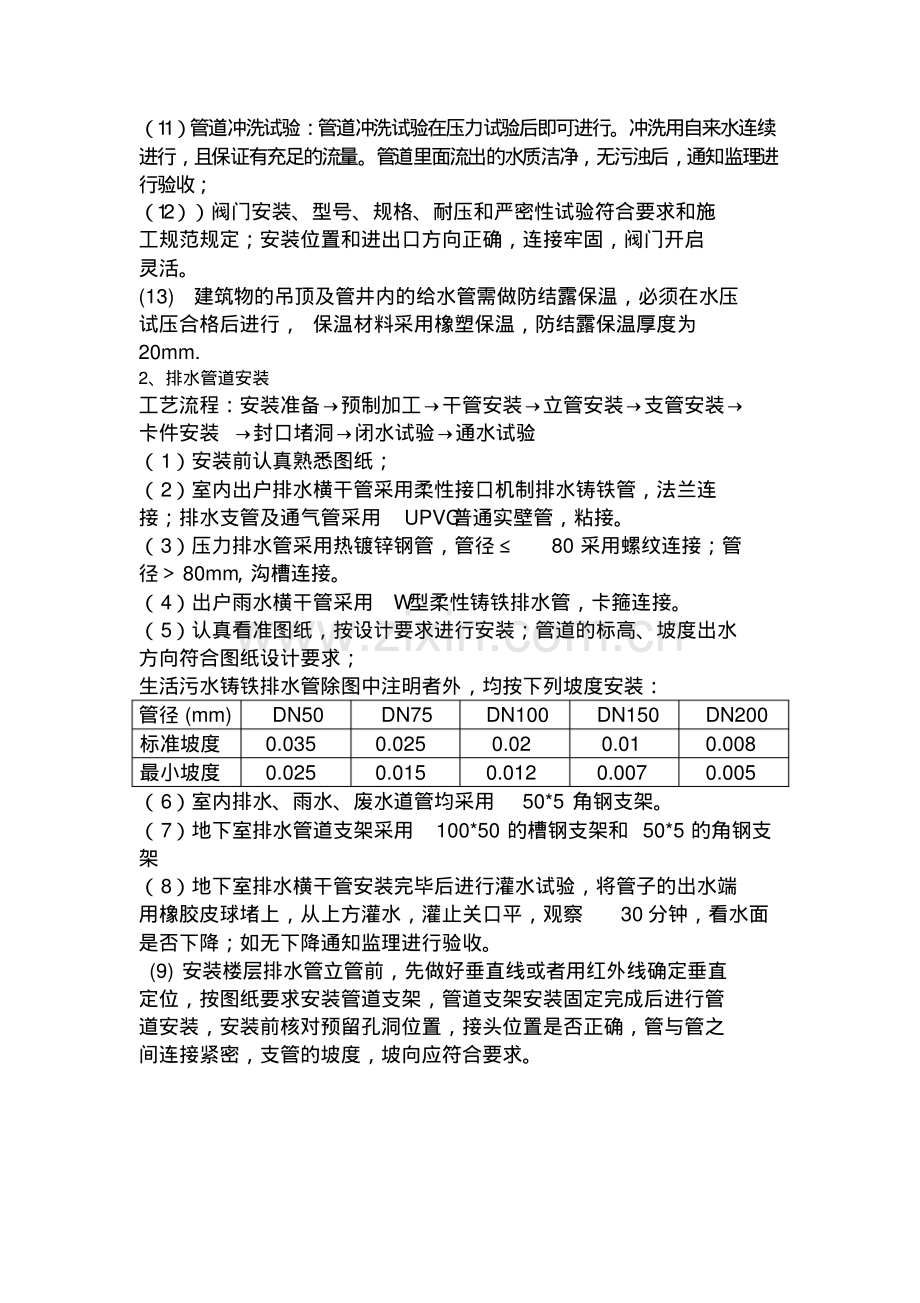 给排水采暖管道安装施工方案与技术交底.pdf_第2页