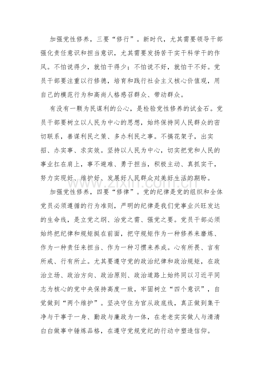 2023开展主题教育党性大讨论研讨心得交流发言材料汇篇范文.docx_第3页