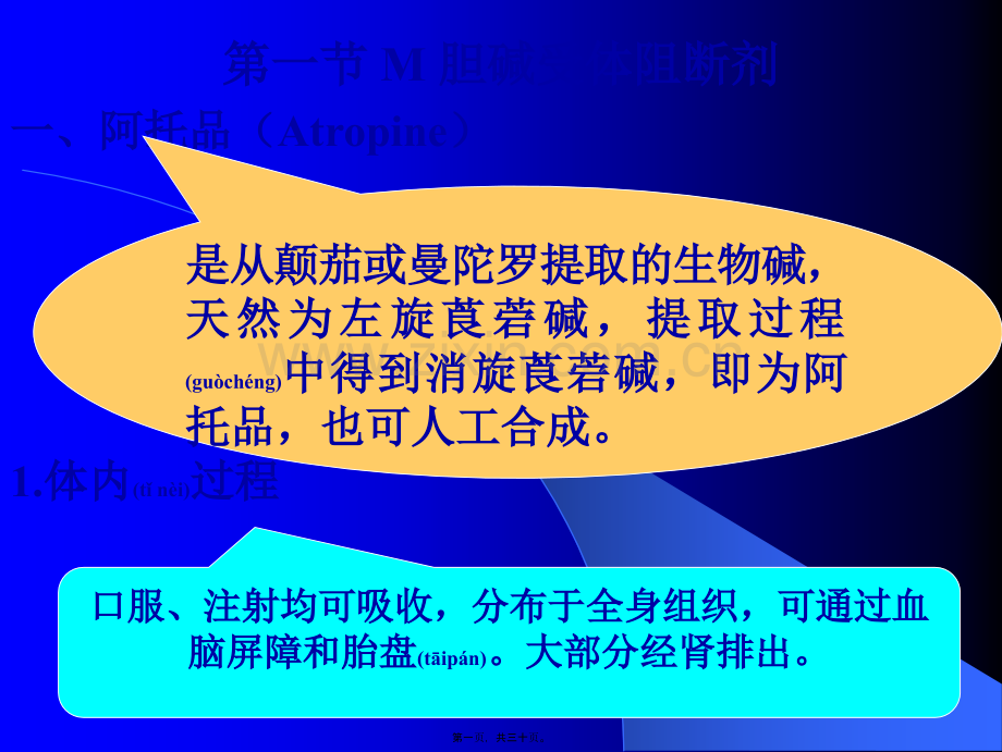 胆碱受体阻断剂.ppt_第1页