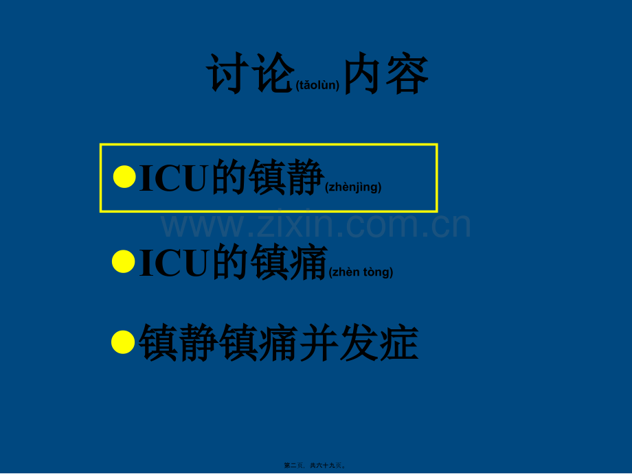 学术讨论—ICU患者的镇静镇痛问题详解.ppt_第2页