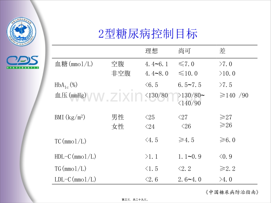 中国糖尿病防治指南7.ppt_第3页