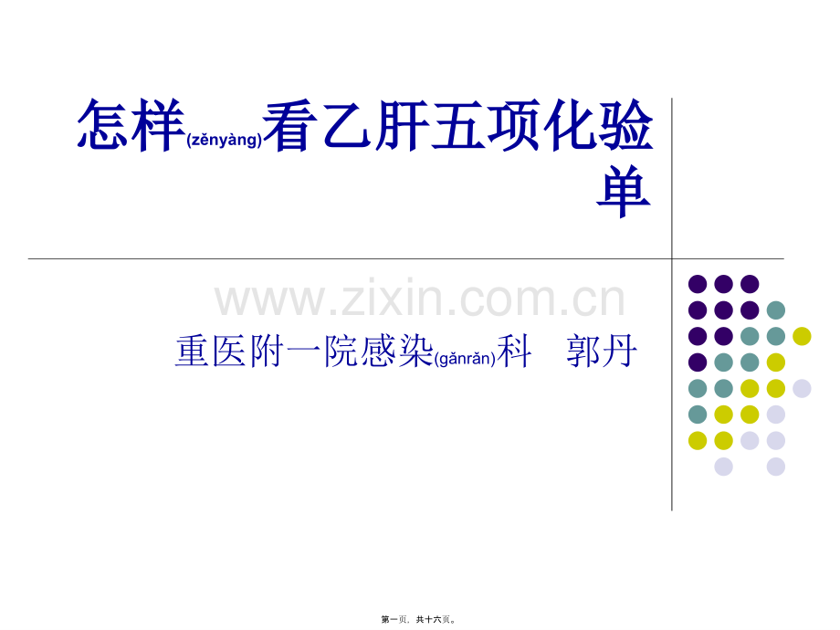 乙肝五项化PPT.ppt_第1页