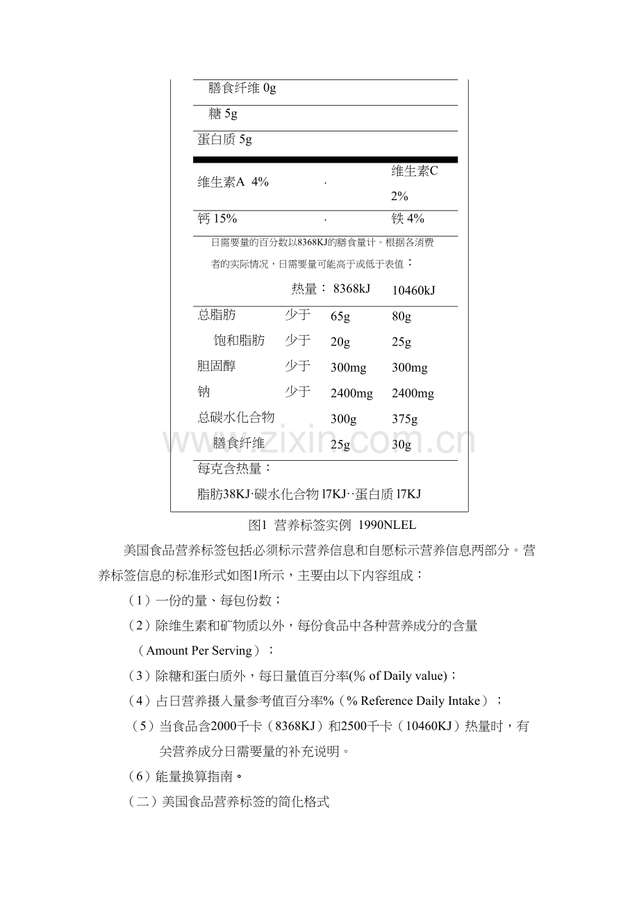 美国营养标签标示成分.docx_第2页