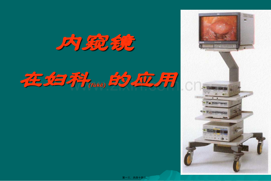 腹腔镜在妇科的应用...ppt_第1页