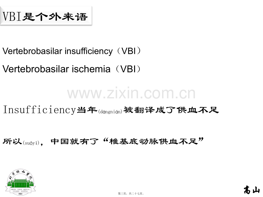 PCI(后循环缺血)和VBI(椎基底动脉供血不足)的前世和今生.ppt_第3页