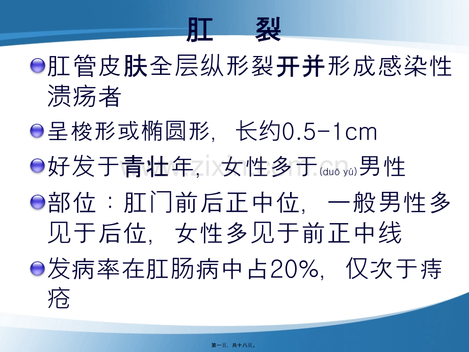 肛管皮肤全层纵形裂开并形成感染性溃疡者.ppt_第1页