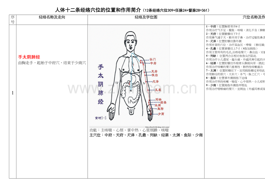 人体十二条经络奇经八脉.docx_第1页