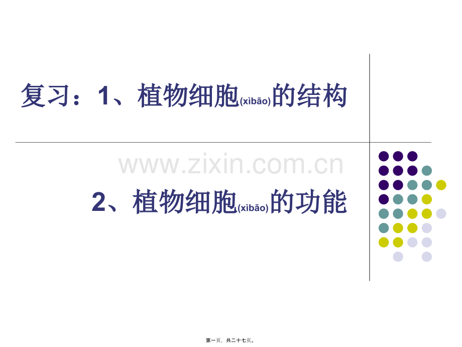 人和动物细胞的结构与功能.ppt_第1页