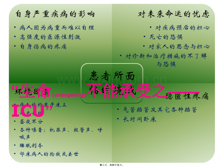 ICU病人疼痛与意识状态及镇痛镇静疗效的观察与评价---副本.pptx_第2页