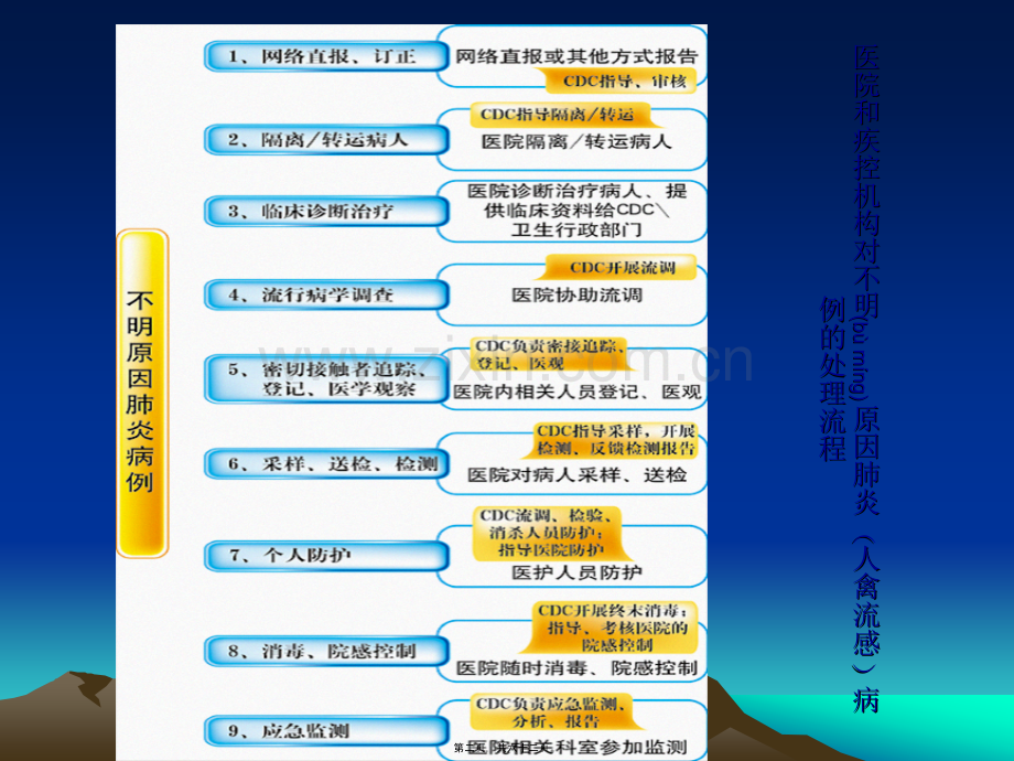 不明原因肺炎和人禽流感病例调查处理及标本采集(修改).ppt_第2页