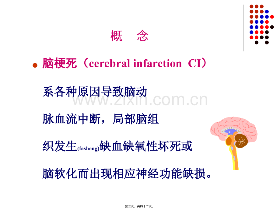 脑梗塞教学内容讲解PPT模板.ppt_第3页