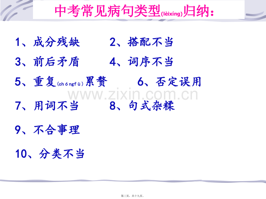 中考修改病句.ppt_第3页