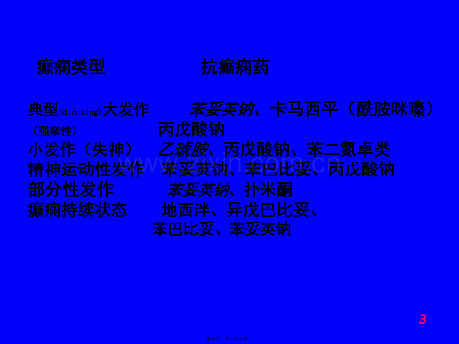 第十三章--抗癫痫药和抗惊厥药.ppt_第3页