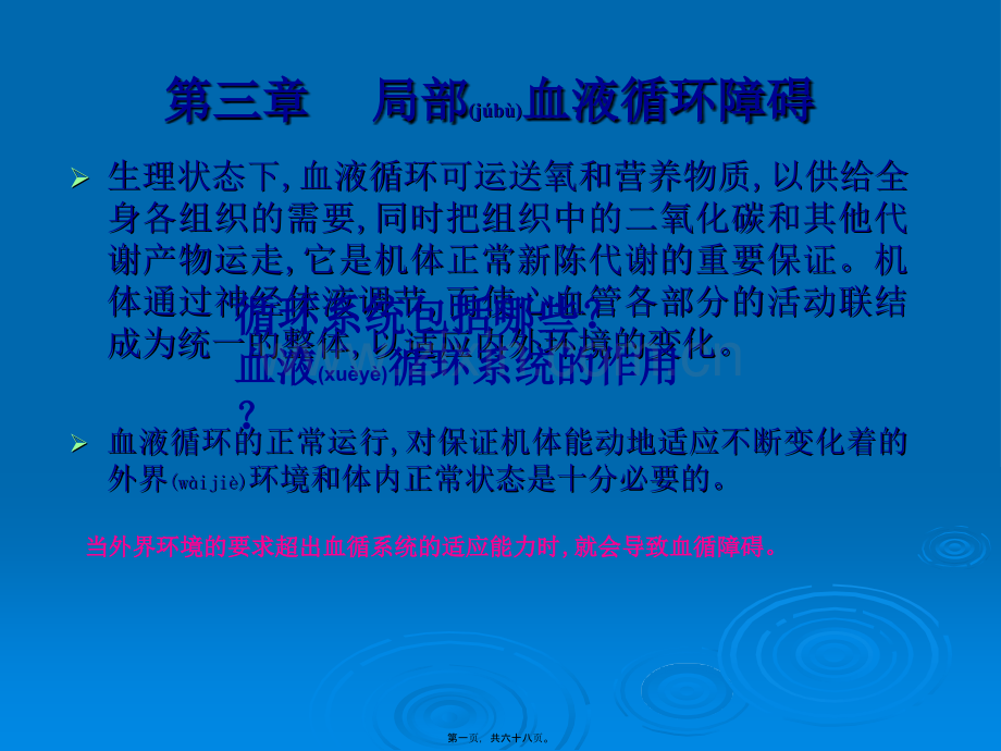 第三章血液循环障碍.ppt_第1页