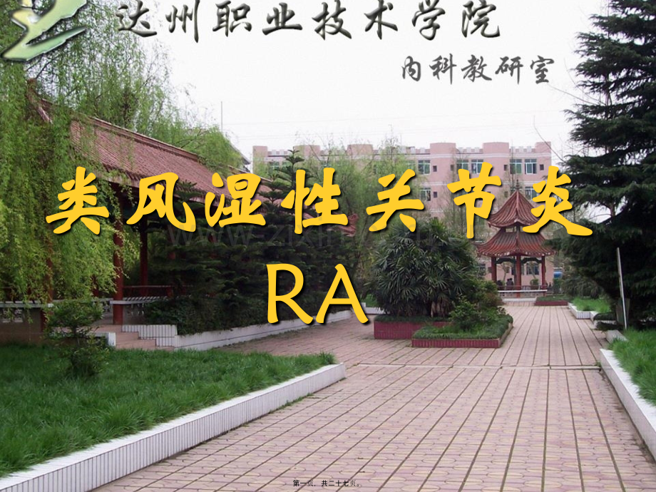 类风湿性关节炎(RA).ppt_第1页