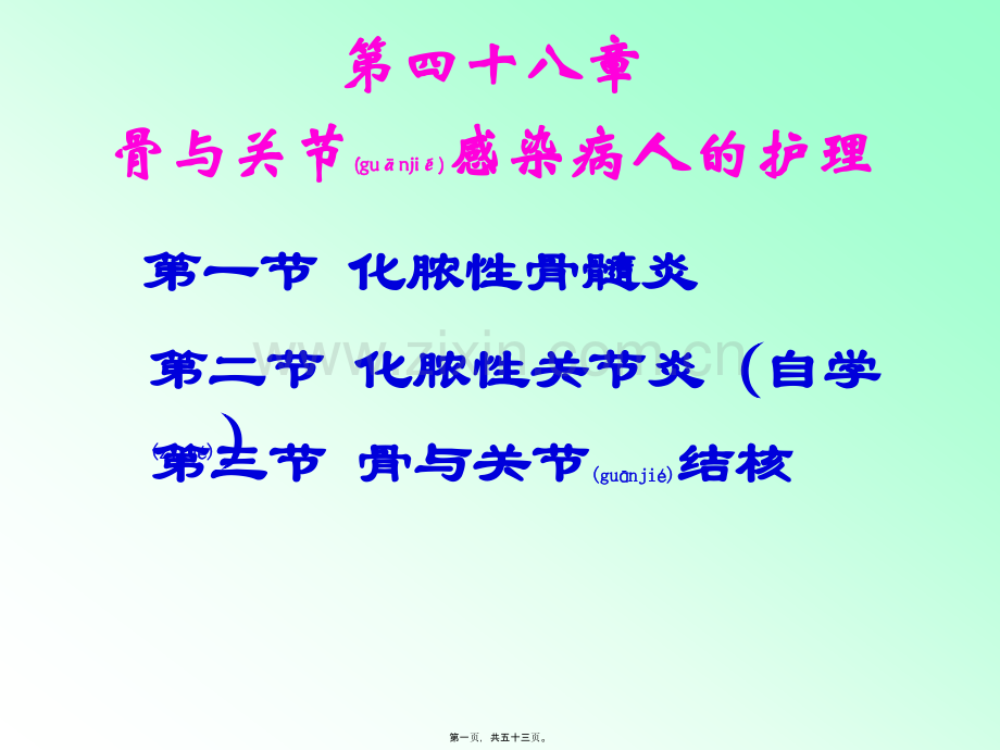 第四十八章-骨与关节感染(1).ppt_第1页