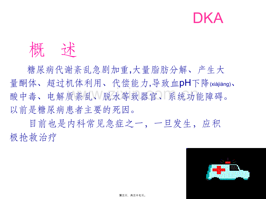 学术讨论—糖尿病酮症酸中毒(diabeticketoacidosis-DKA).ppt_第3页