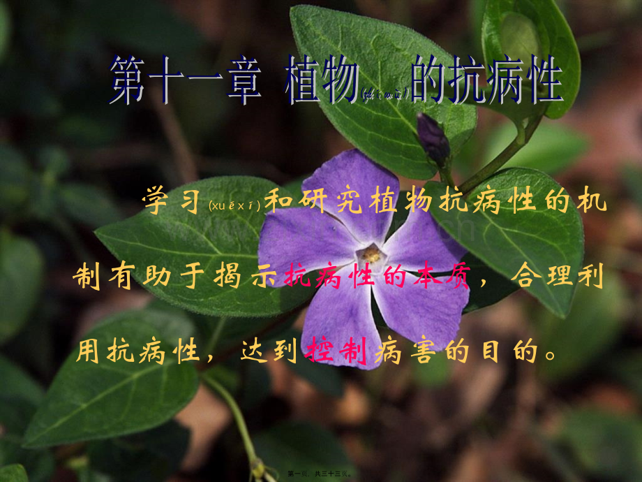 第十一章-植物的抗病性..ppt_第1页