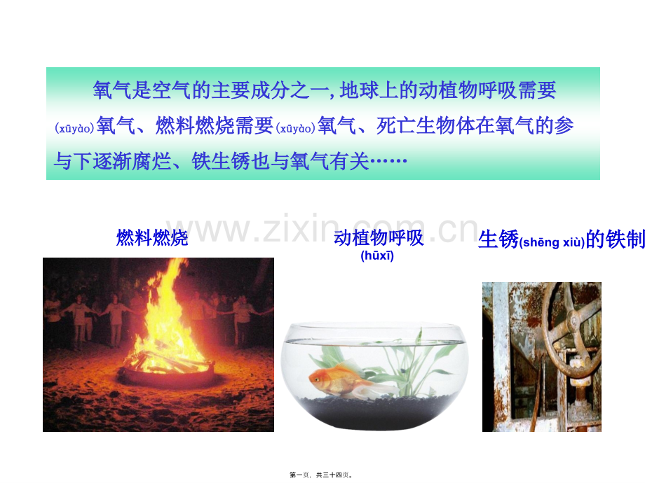 学术讨论—第三节-性质活泼的氧气.ppt_第1页