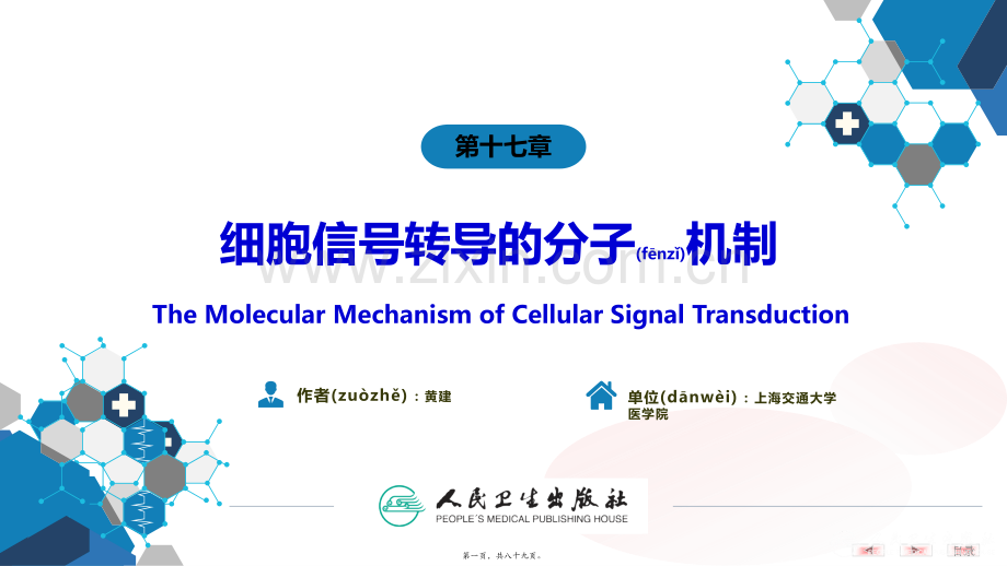 第十七章--细胞信号转导的分子机制.ppt_第1页