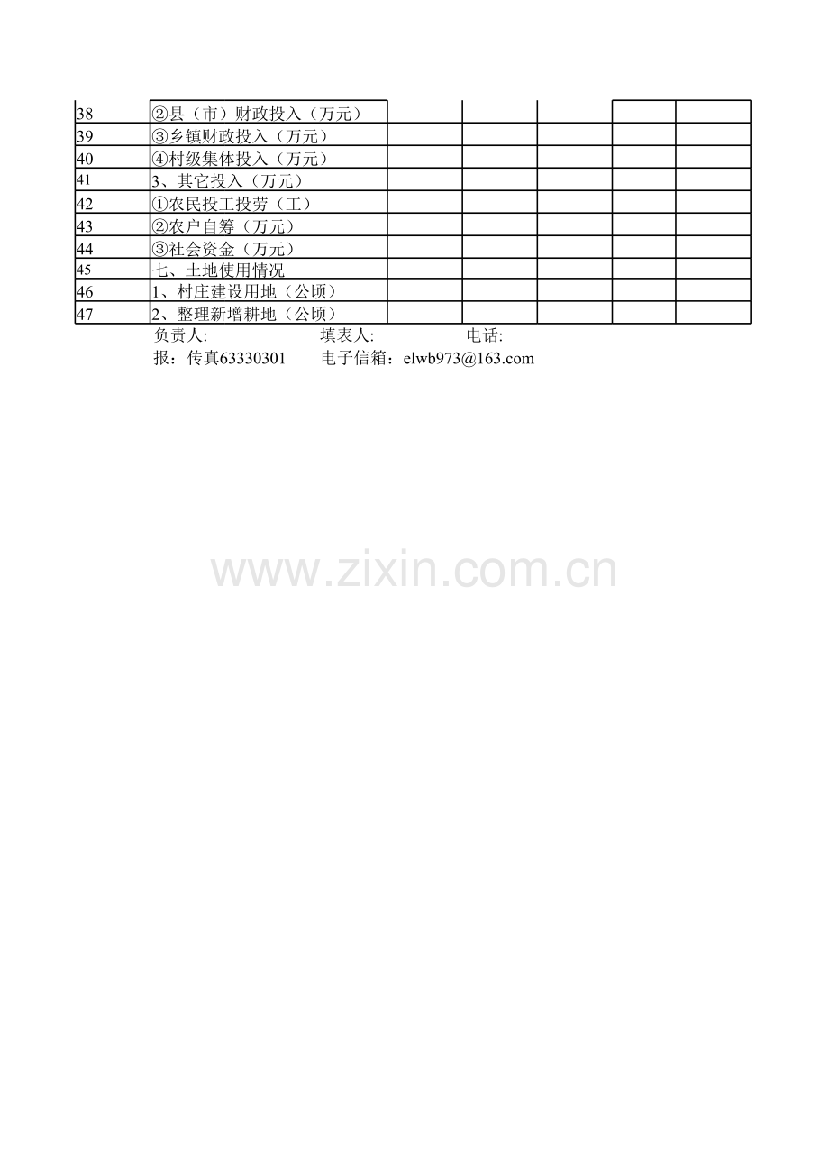 村庄建设工程进展情况统计表模板.xls_第2页