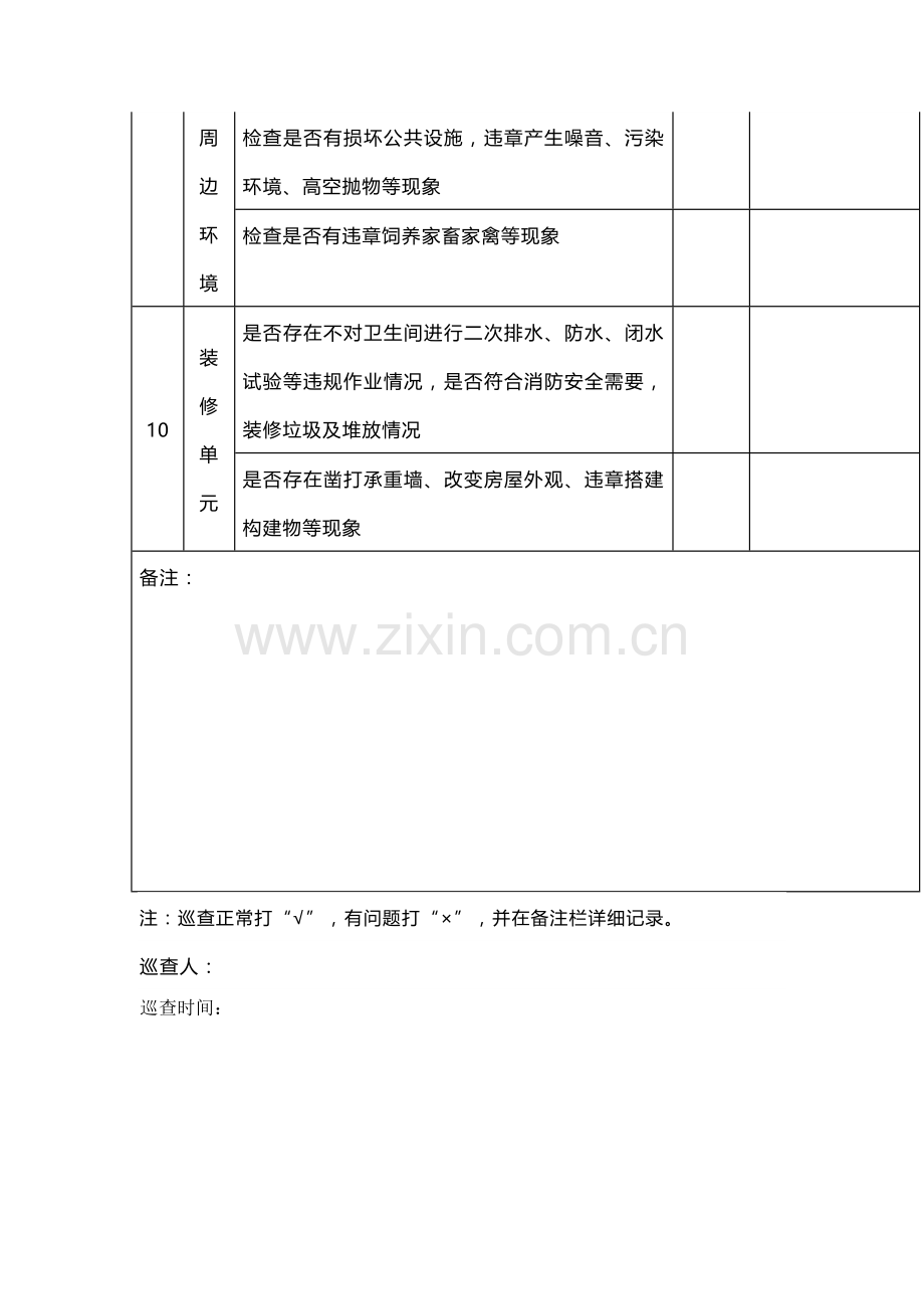 物业公司每日巡查记录表.docx_第3页