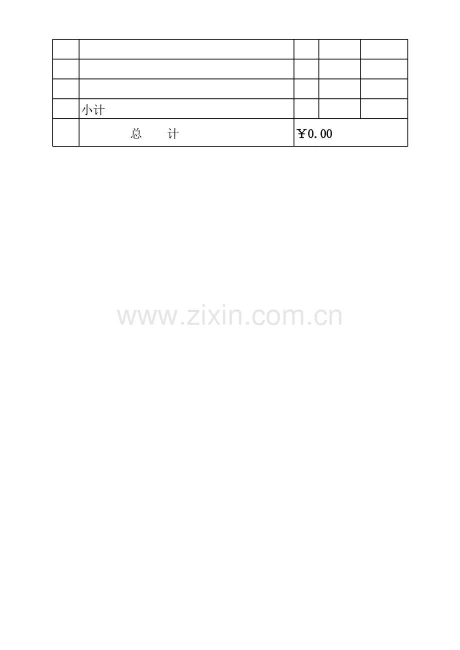 家庭装修材料预算表模板.xls_第3页