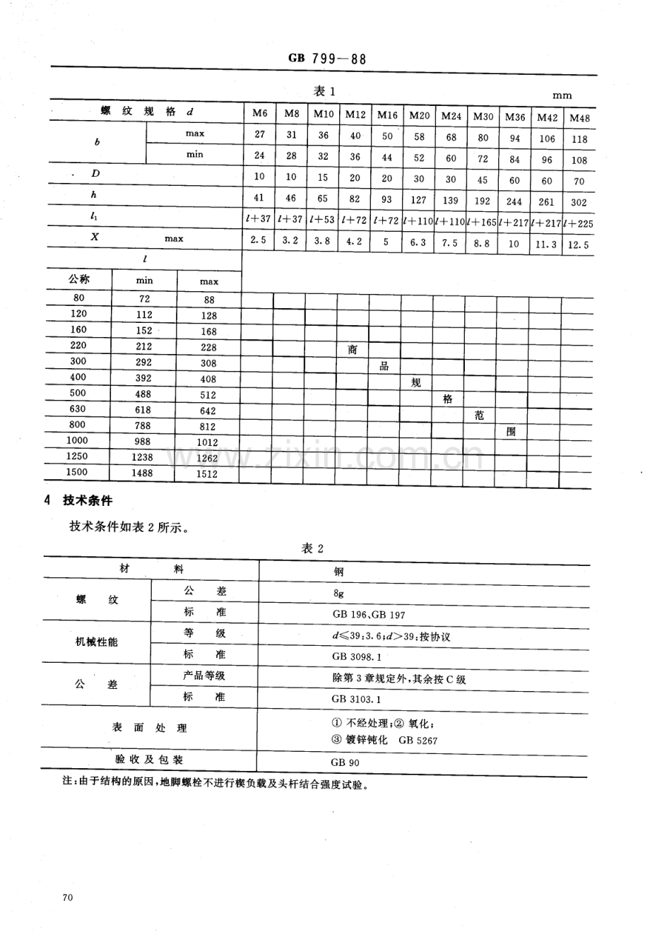 GB 799-1988 地脚螺栓.pdf_第2页