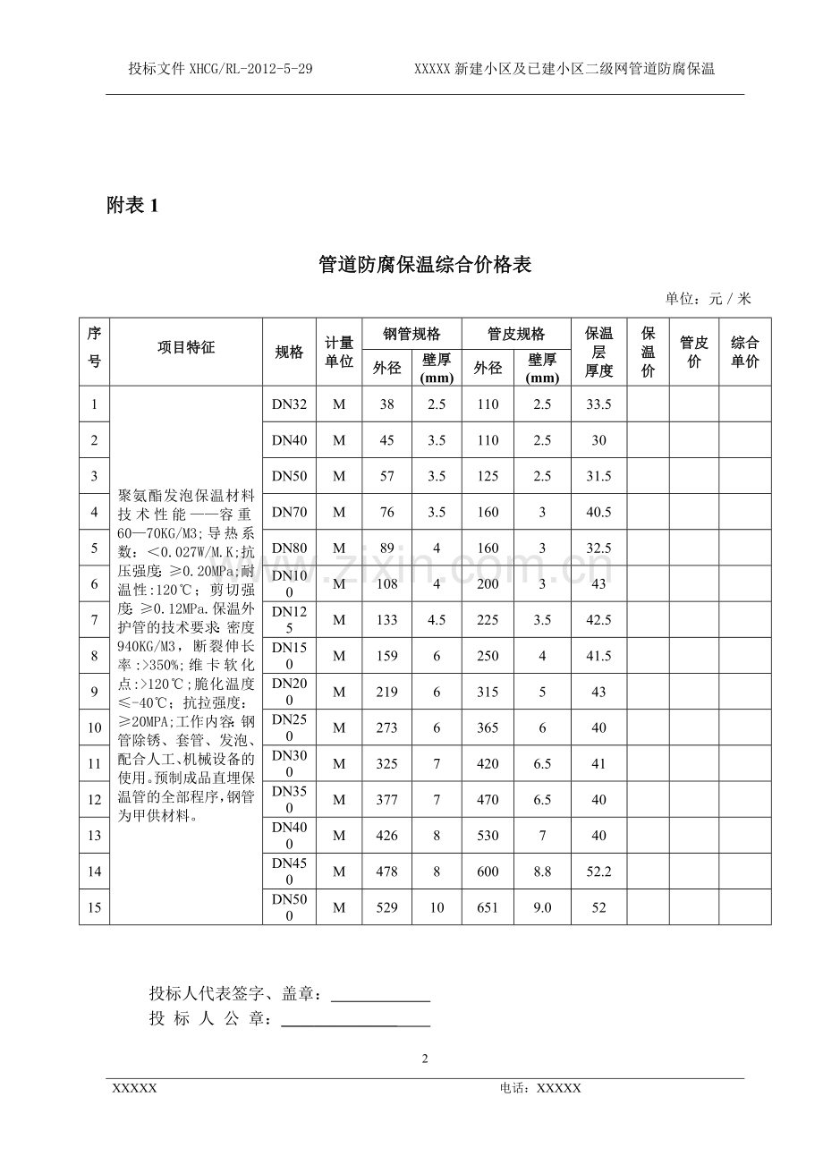 管道防腐保温-投标书.doc_第2页