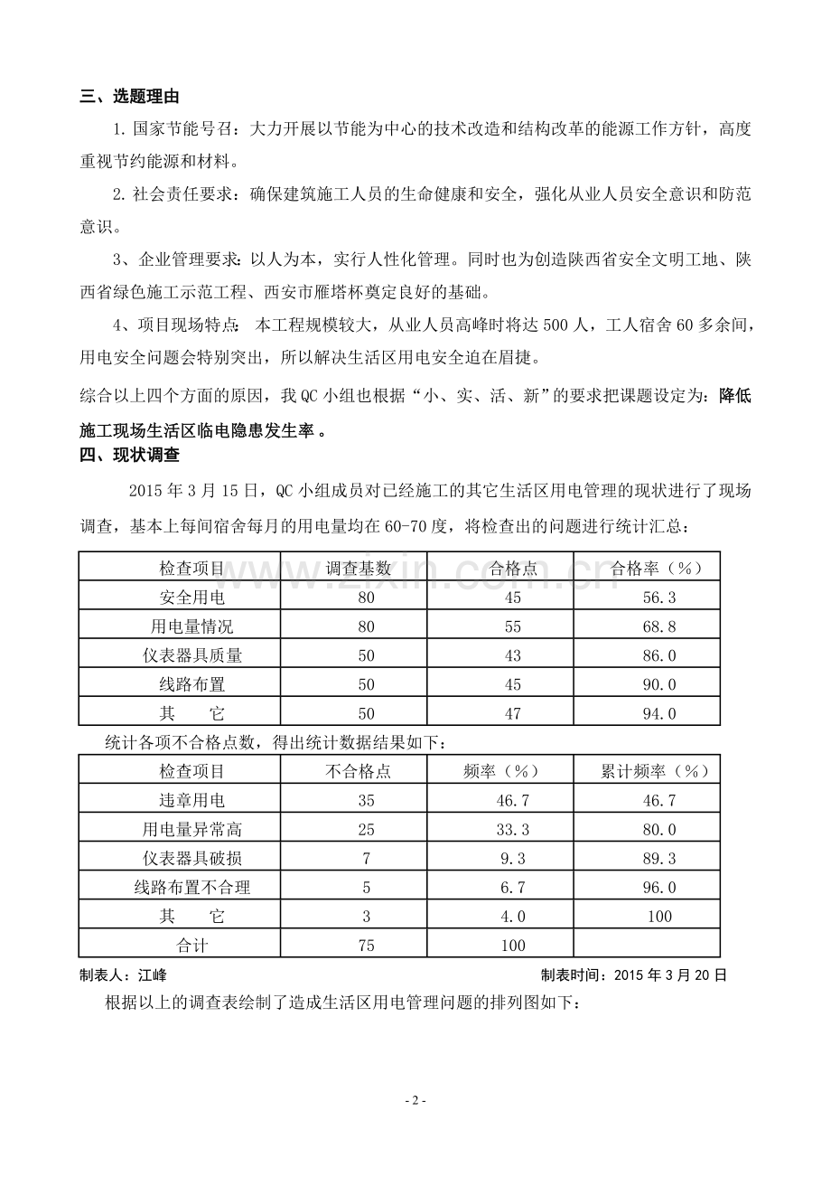 降低施工现场生活区临电隐患发生率.doc_第2页