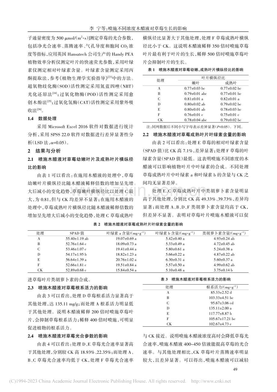 喷施不同浓度木醋液对草莓生长的影响_李宁.pdf_第3页