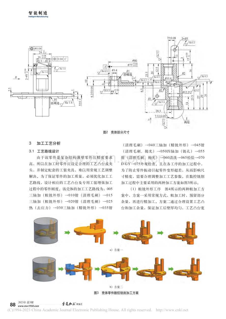 某型壳体数控加工编程与仿真_黄鹿.pdf_第2页